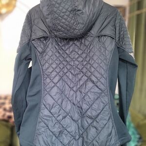 Athleta Rock Springs Jacket in Iron Blue Green Teal XL
